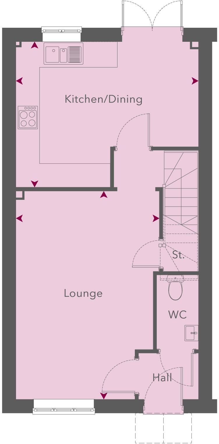 Barleyfield Drive, Nottingham, Nottinghamshire,
NG11 2AZ, 
UK floorplan