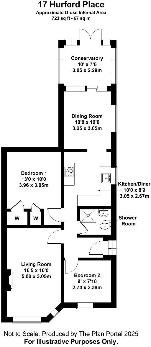 Hurford Place, Cardiff floorplan