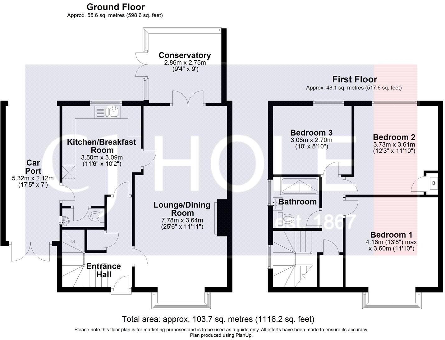 Foxwell Drive, Hucclecote, Gloucester, GL3 floorplan