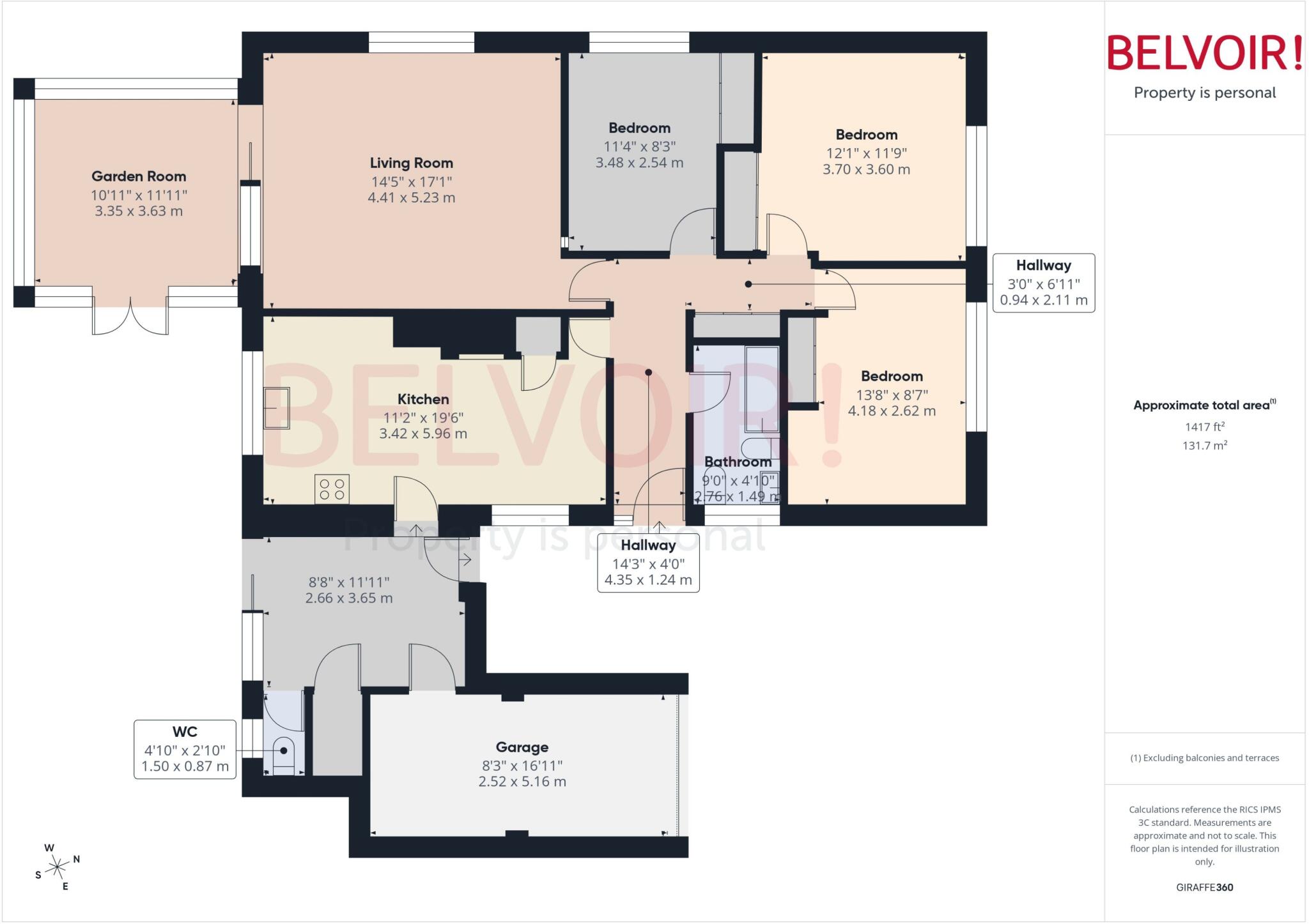 Avon Close, Stafford, ST16 floorplan