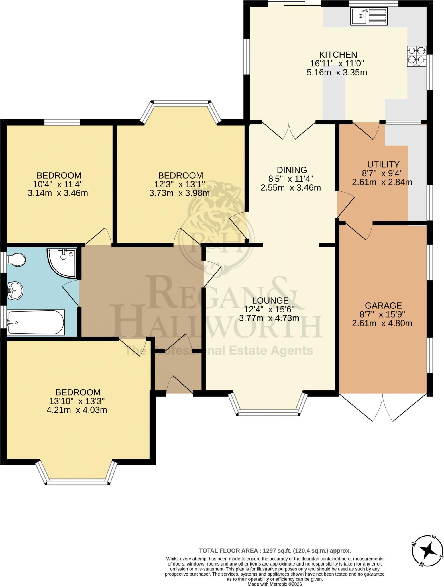 Whitley Crescent, Whitley, WN1 2PR floorplan