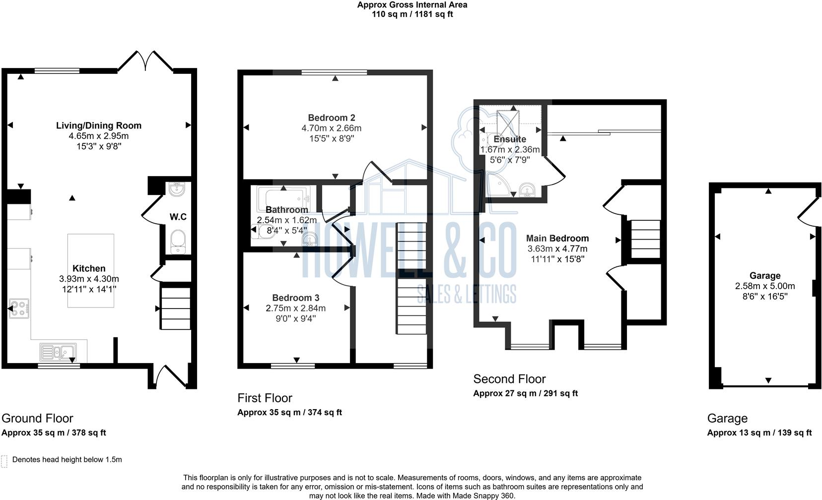 Savannah Place, Great Sankey, Warrington floorplan