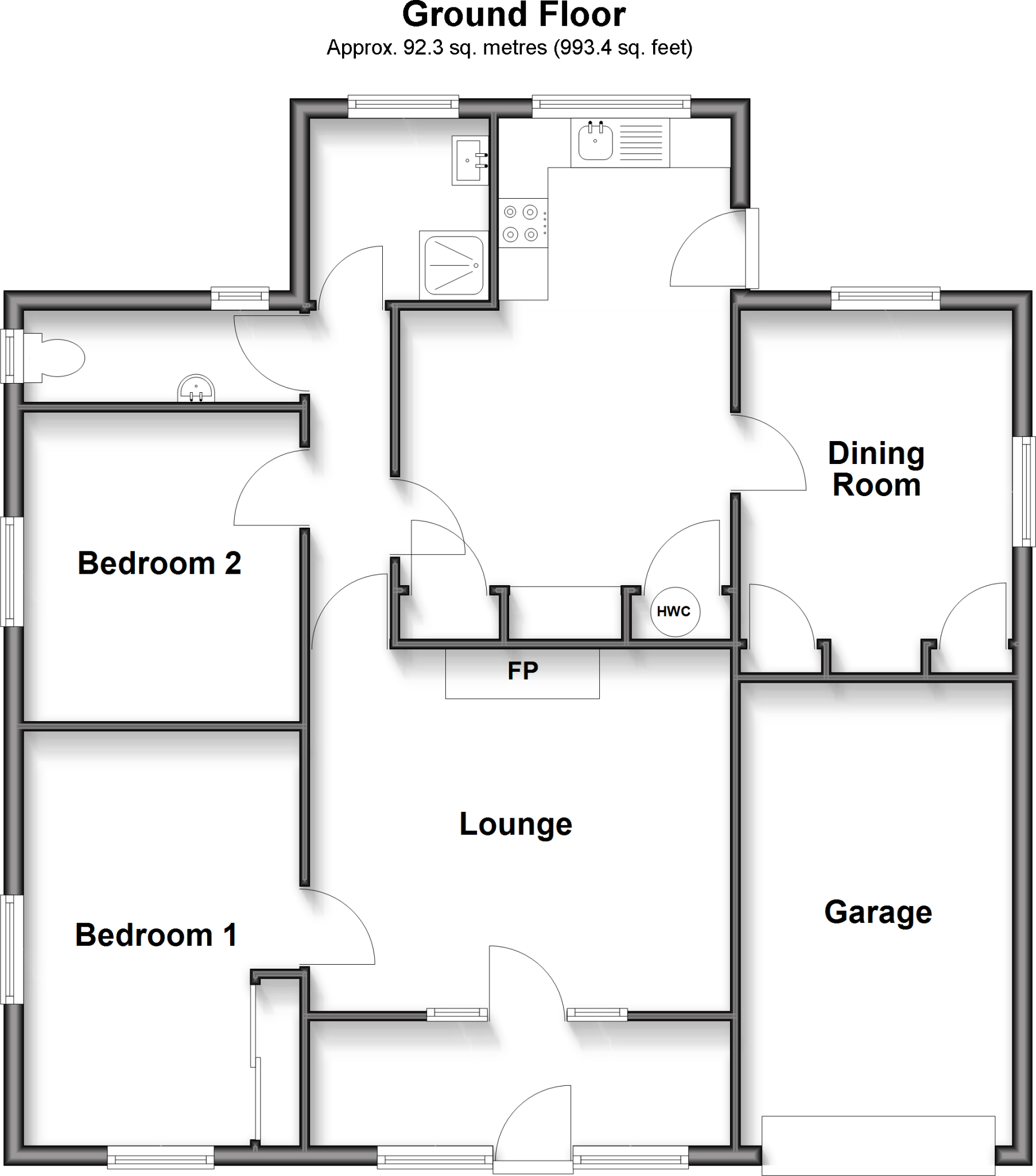Tower Estate, Dymchurch, Romney Marsh, Kent floorplan