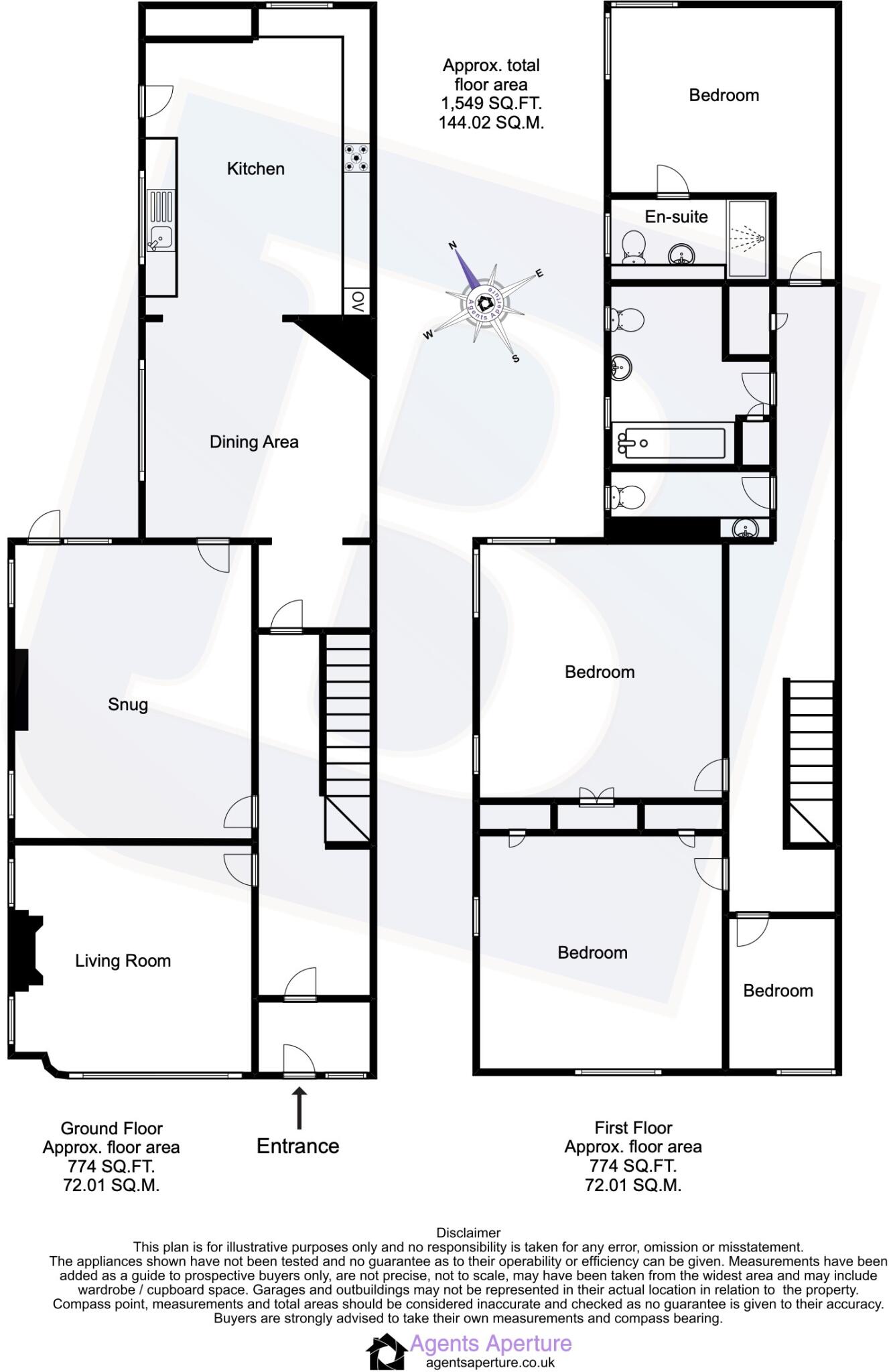 Warley Mount, Warley, Brentwood, Essex, CM14 floorplan