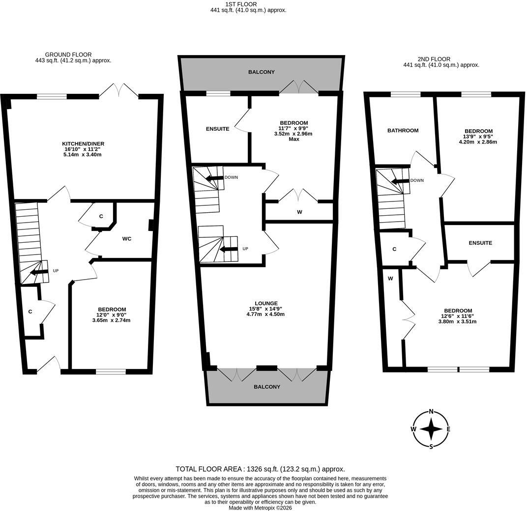 Grove Park Crescent, Gosforth, Newcastle upon Tyne floorplan