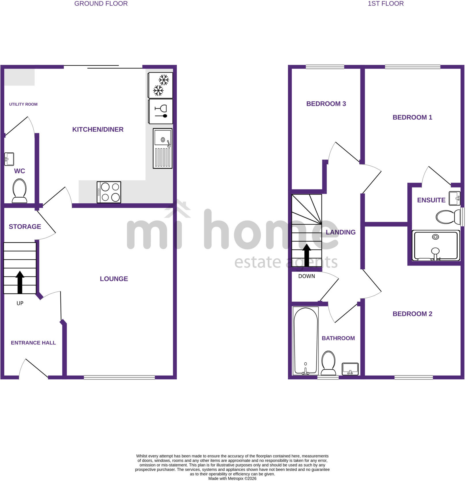 Poplar Avenue, Kirkham, Preston, PR4 floorplan