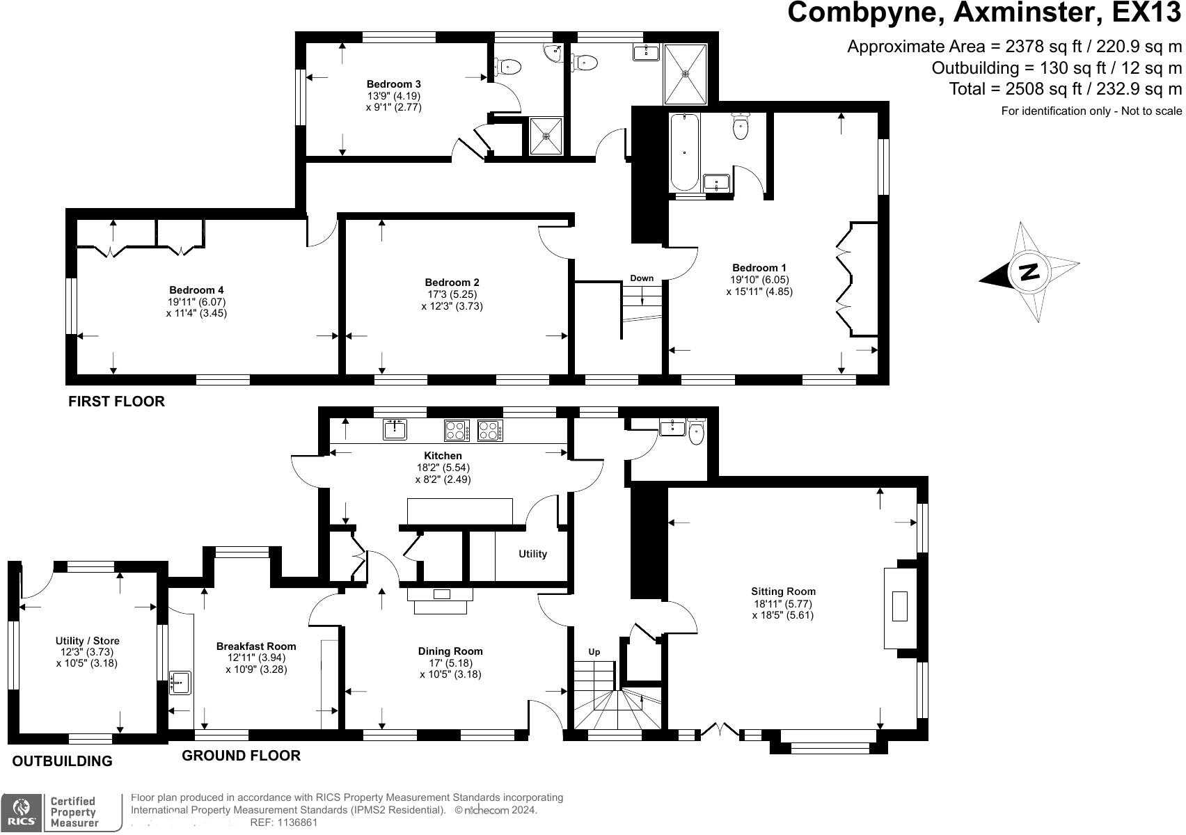 Combpyne, Axminster, Devon, EX13 floorplan