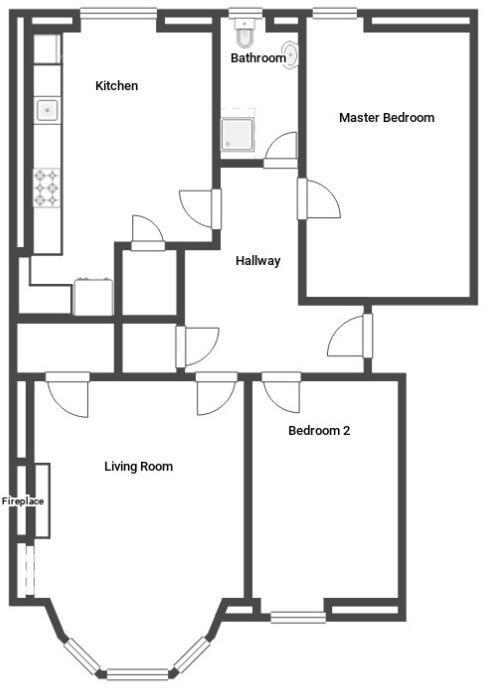 Binnie Street, Gourock, Gourock, PA19 floorplan
