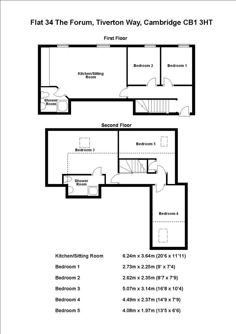 Room 4, Flat 34, The Forum, Tiverton Way floorplan
