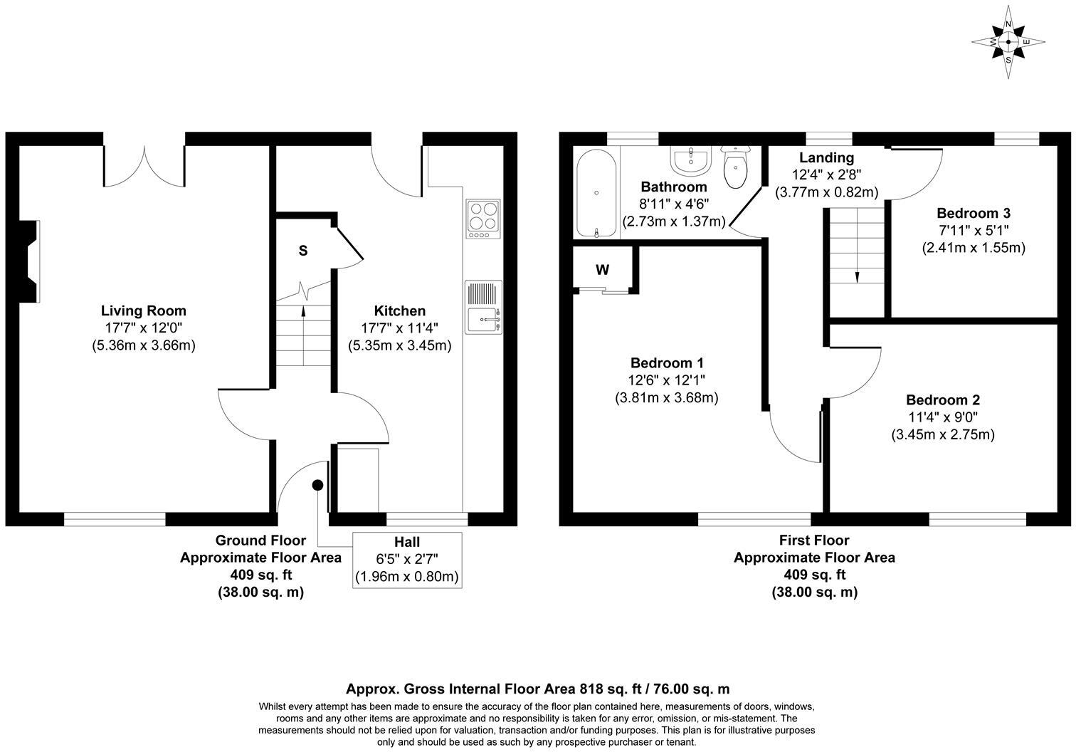 Broadway, Wakefield, WF2 floorplan