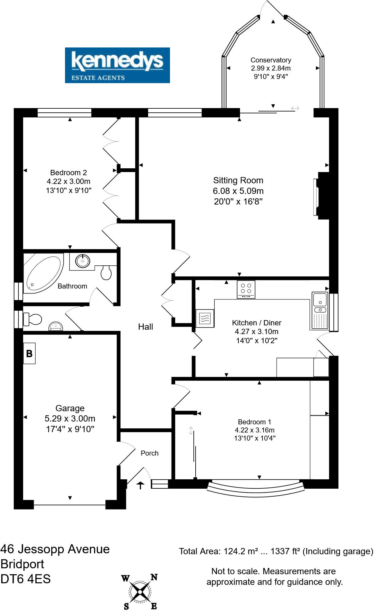 Jessopp Avenue, Bridport, Dorset, DT6 floorplan