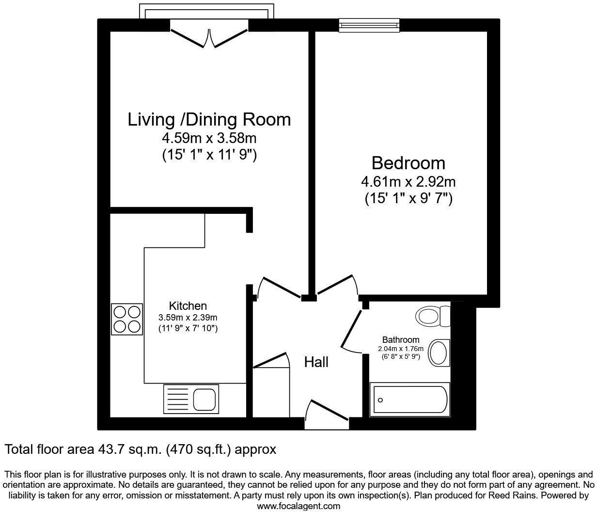 Elmira Way, Salford, M5 floorplan