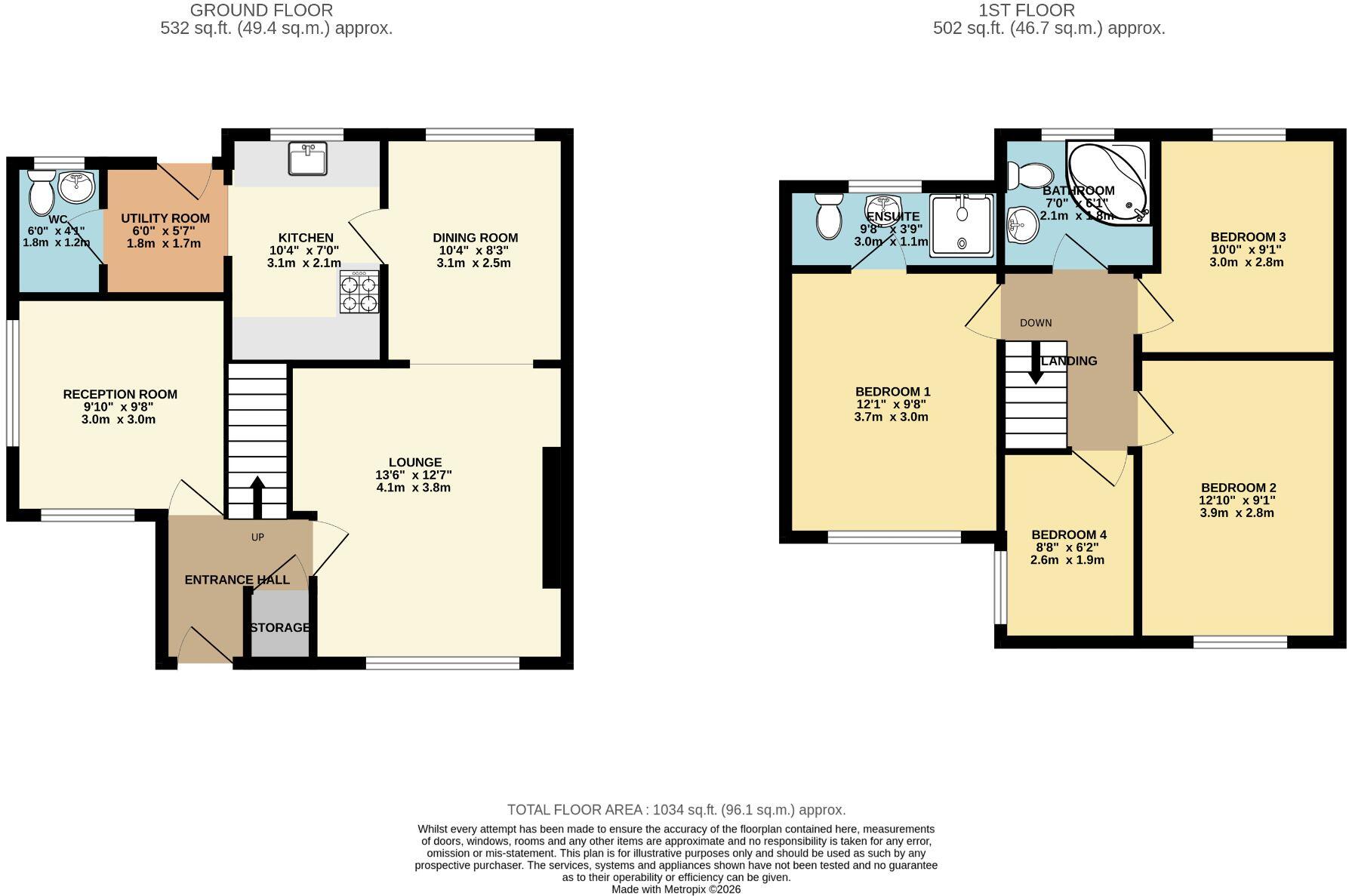 Ashton Heath, Ashton-In-Makerfield, Wigan, WN4 9HS floorplan