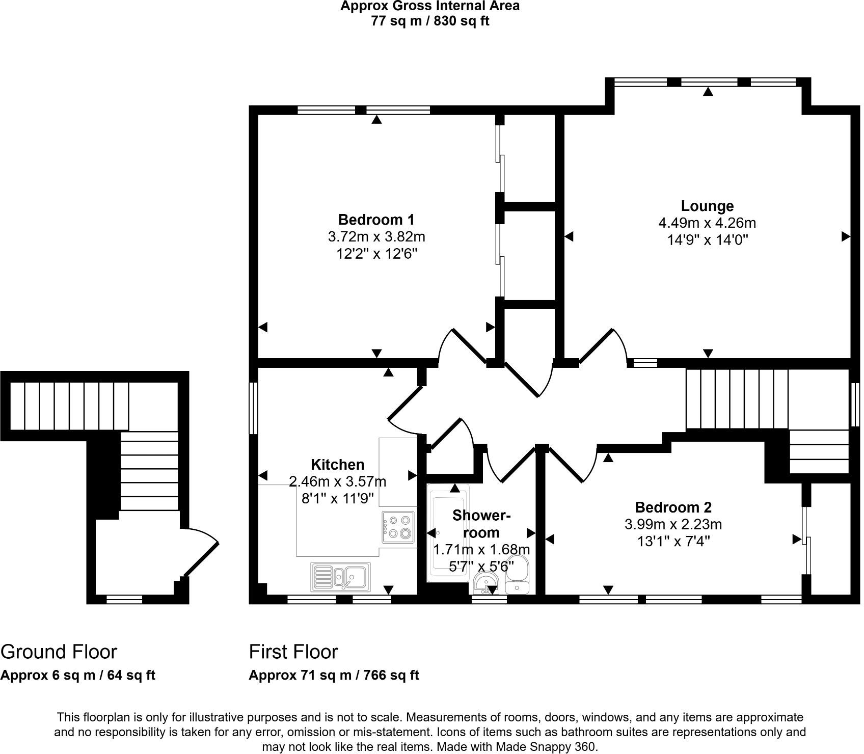 Greenrig Street, Glasgow, G71 floorplan
