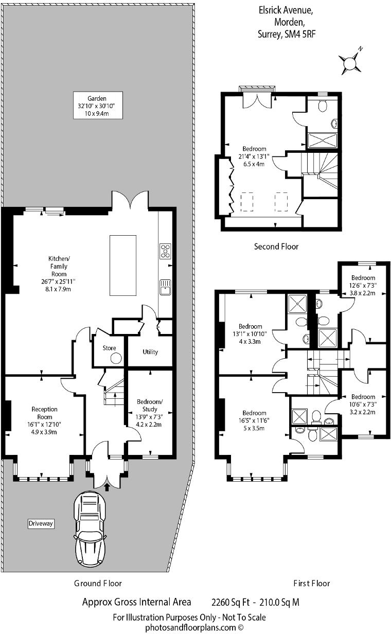 Elsrick Avenue, Morden, SM4 5RF floorplan