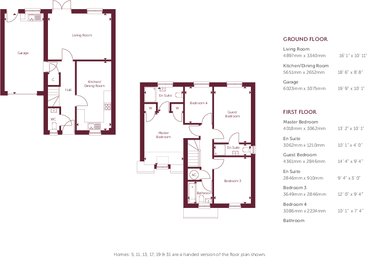 Maddoxford Gardens, Boorley Green floorplan