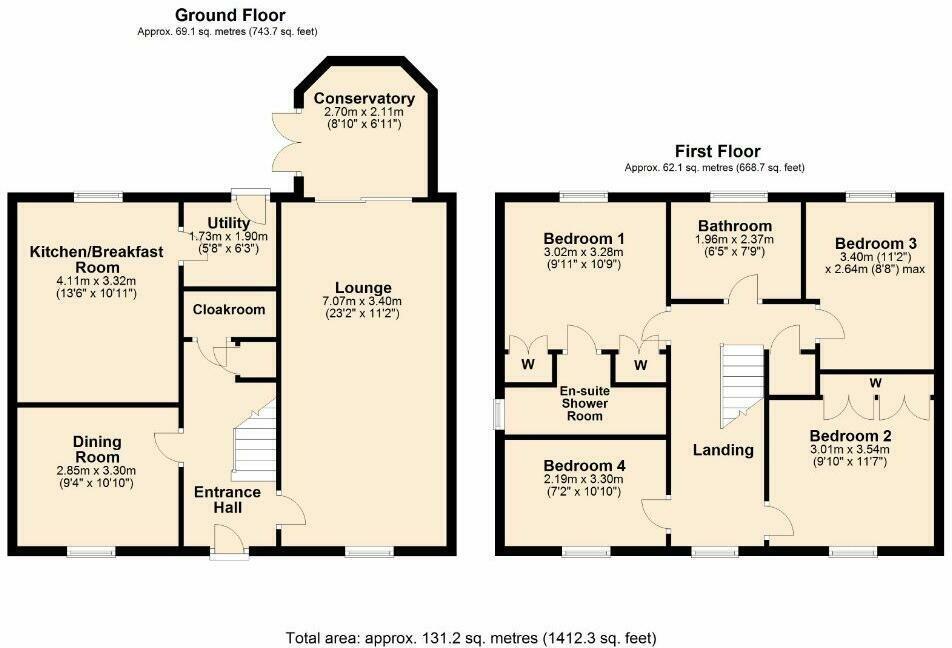 Morning Star Road Daventry Northamptonshire NN11 floorplan
