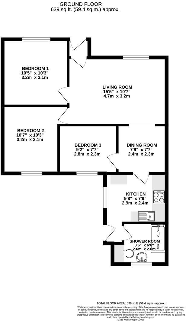 Benville Road, Weymouth floorplan