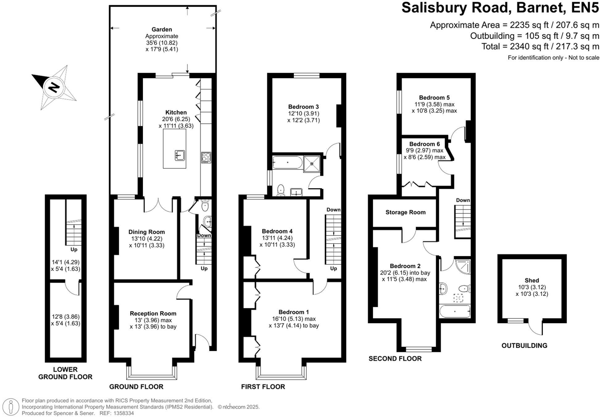 Salisbury Road, Barnet, EN5 floorplan
