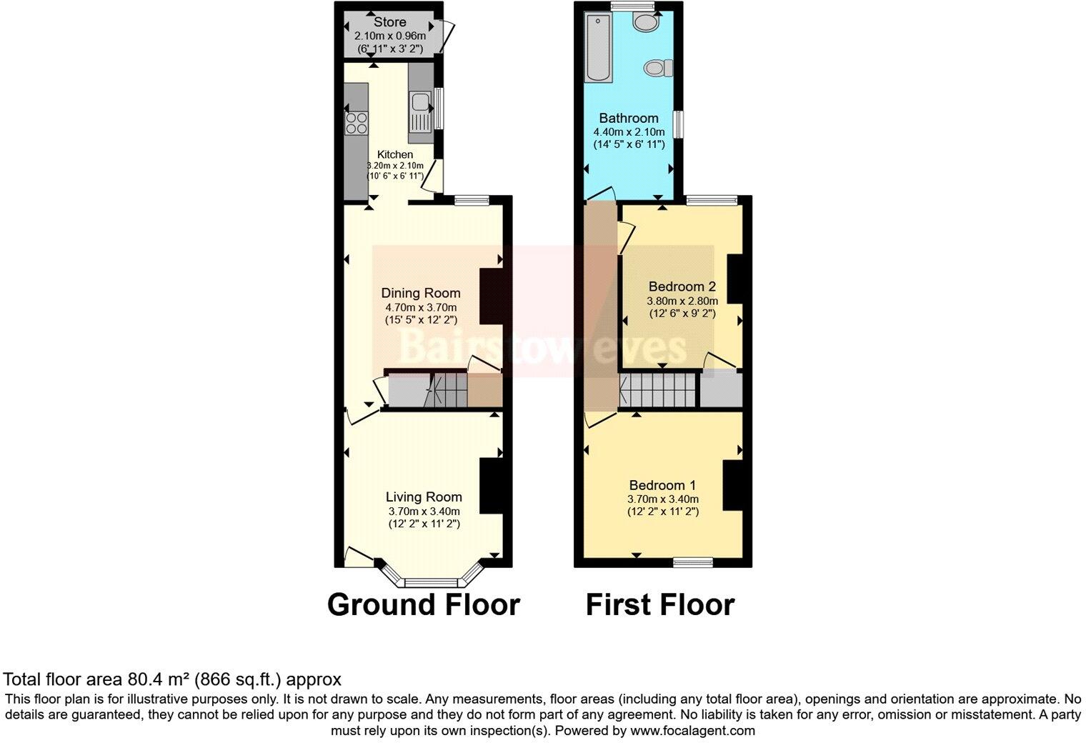 Duke Street, Hucknall, Nottingham, Nottinghamshire, NG15 floorplan