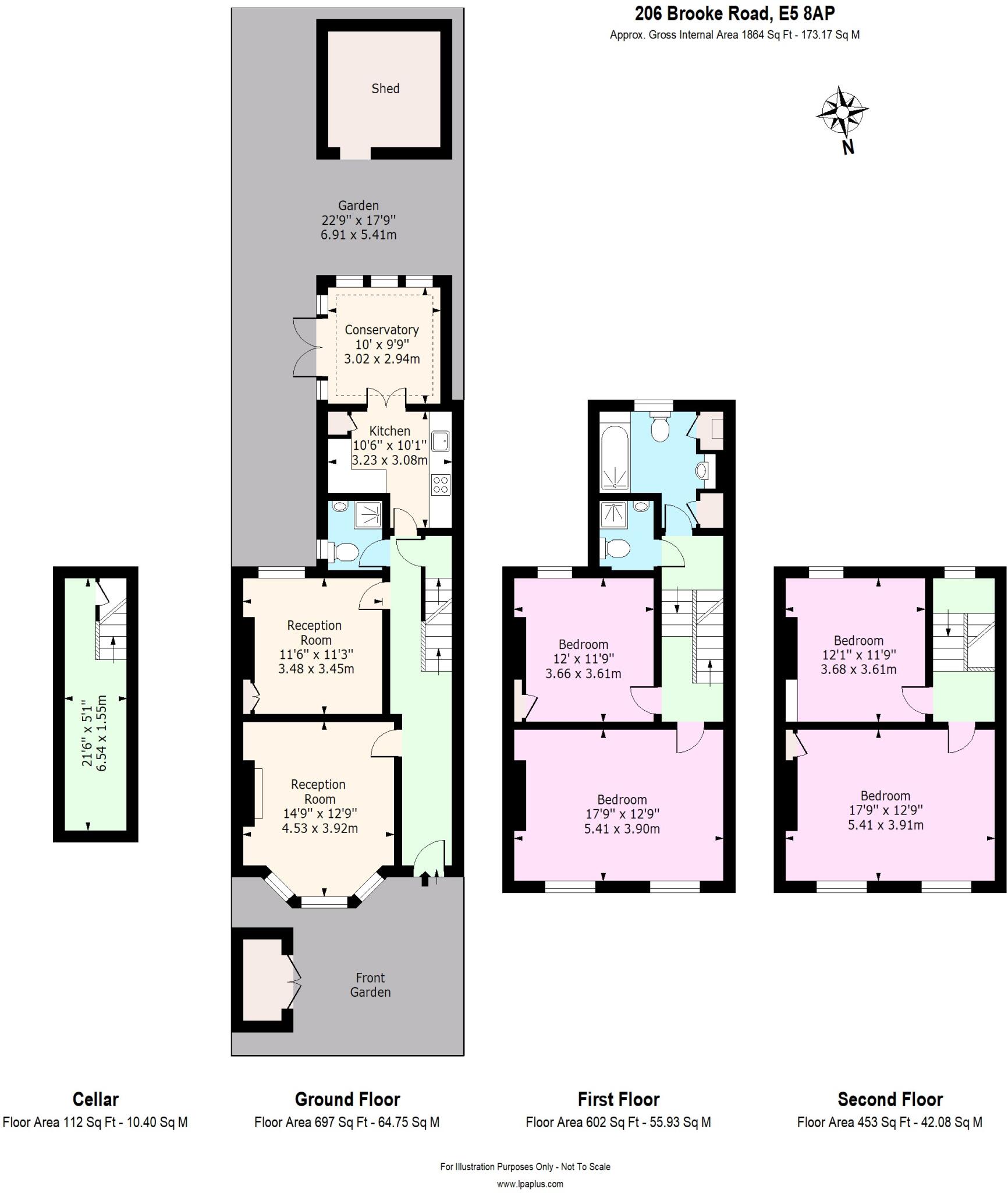 Brooke Road, London floorplan