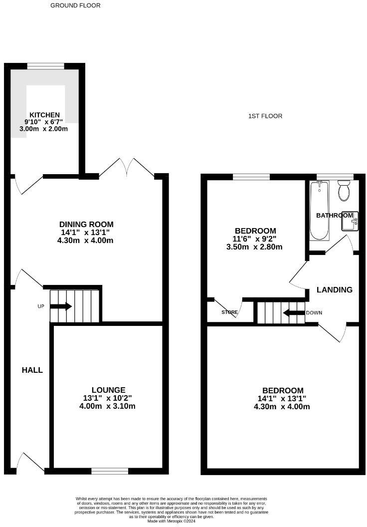 Glassbrook Street, Springfield, Wigan, WN6 7AP floorplan