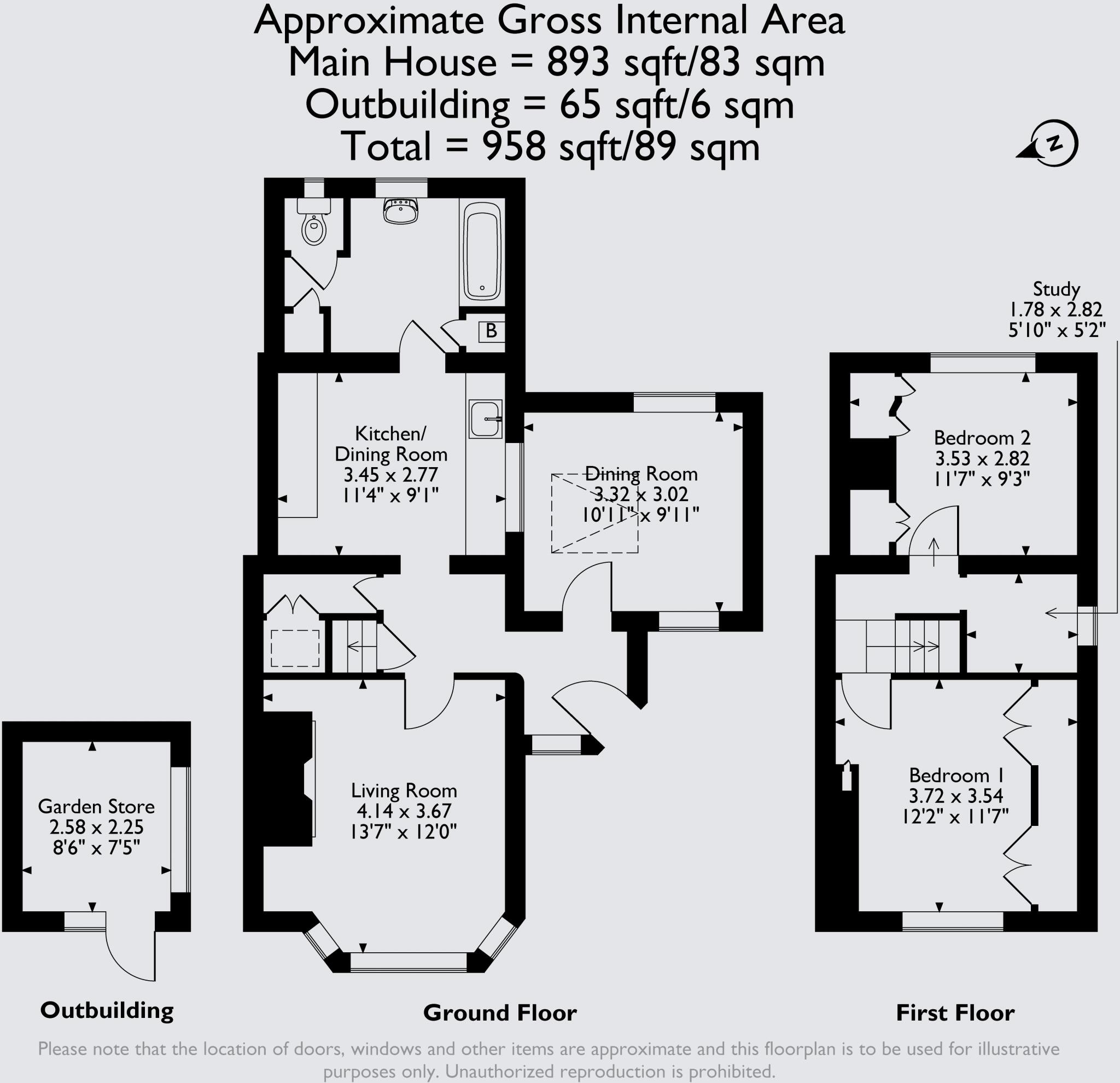 Hill Lane, Chester floorplan