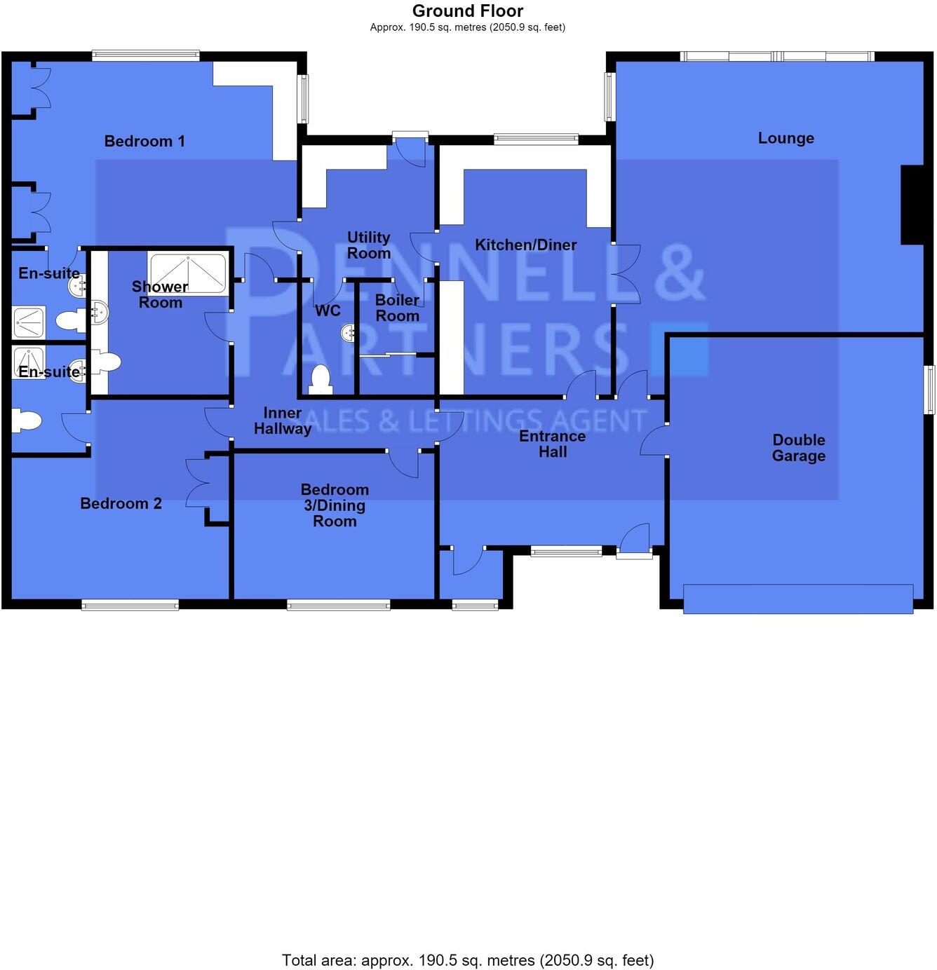 Bridge Hill Road , Newborough, Peterborough , PE6 floorplan