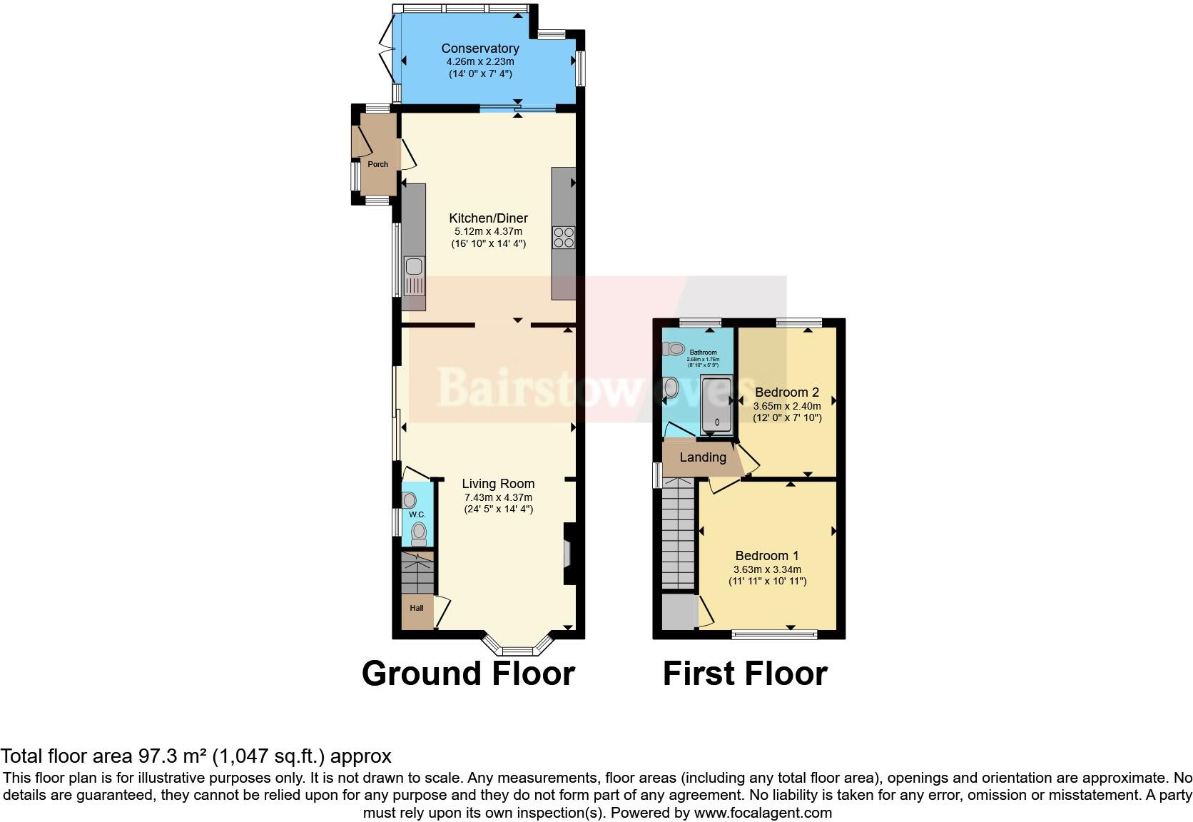Lineside, Boston, Lincolnshire, PE20 floorplan