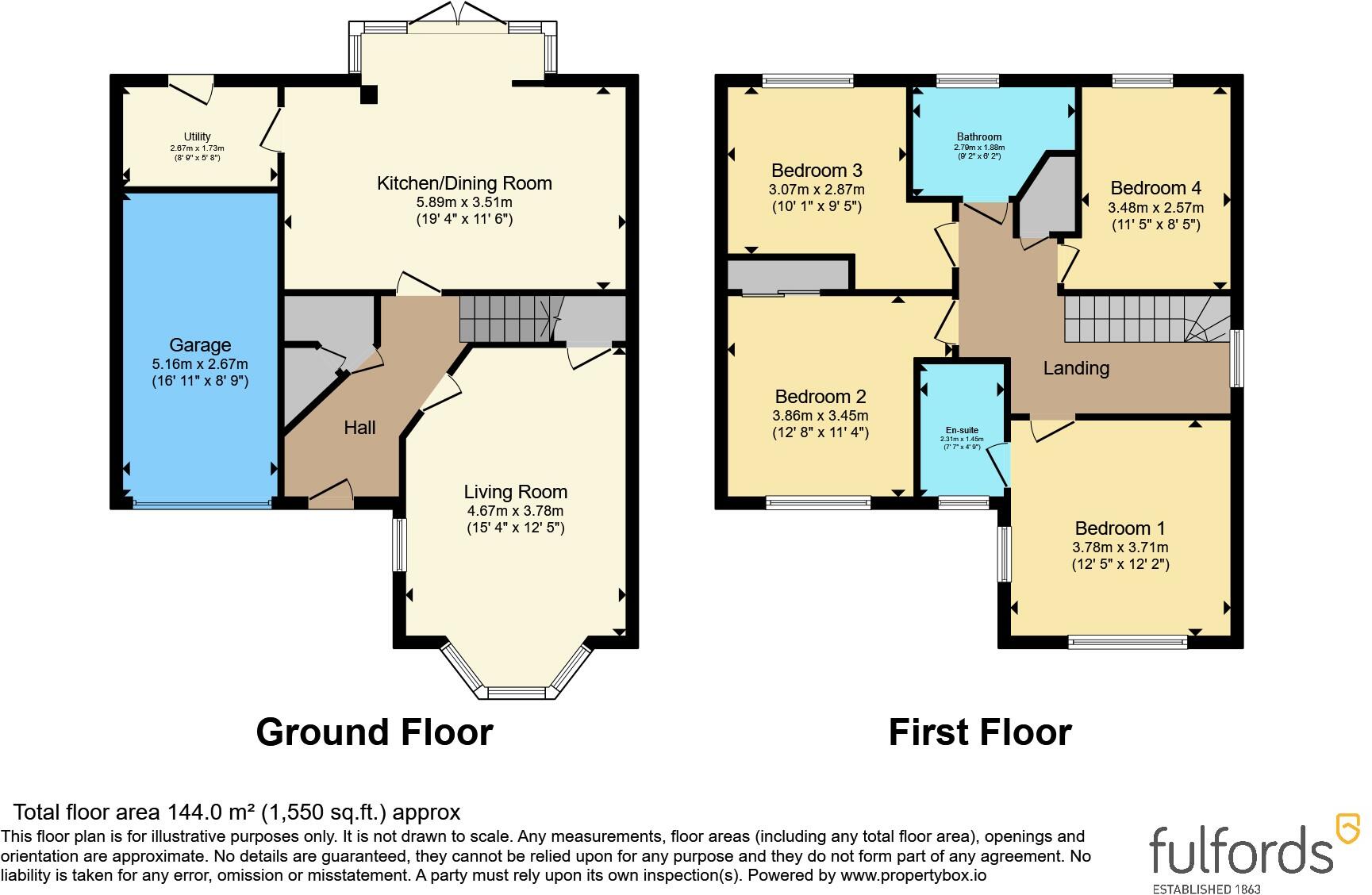 Trott Close, Cullompton, Devon, EX15 floorplan
