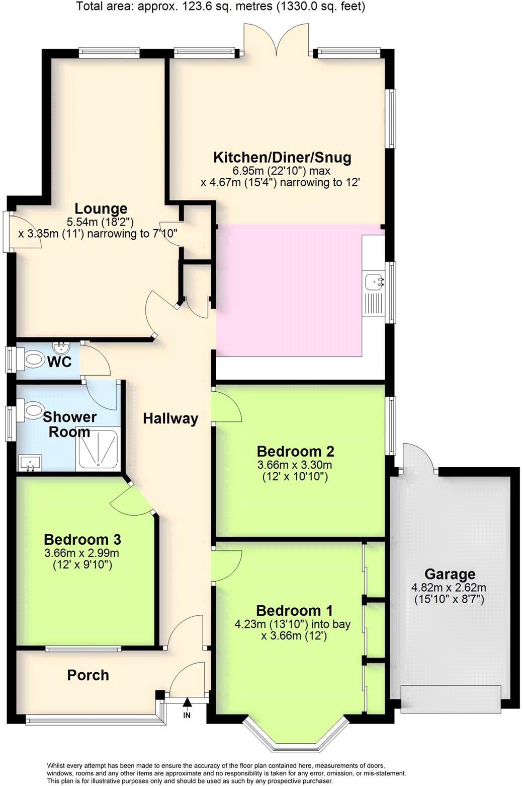 Sullington Gardens, Findon Valley, Worthing, West Sussex, BN14 floorplan
