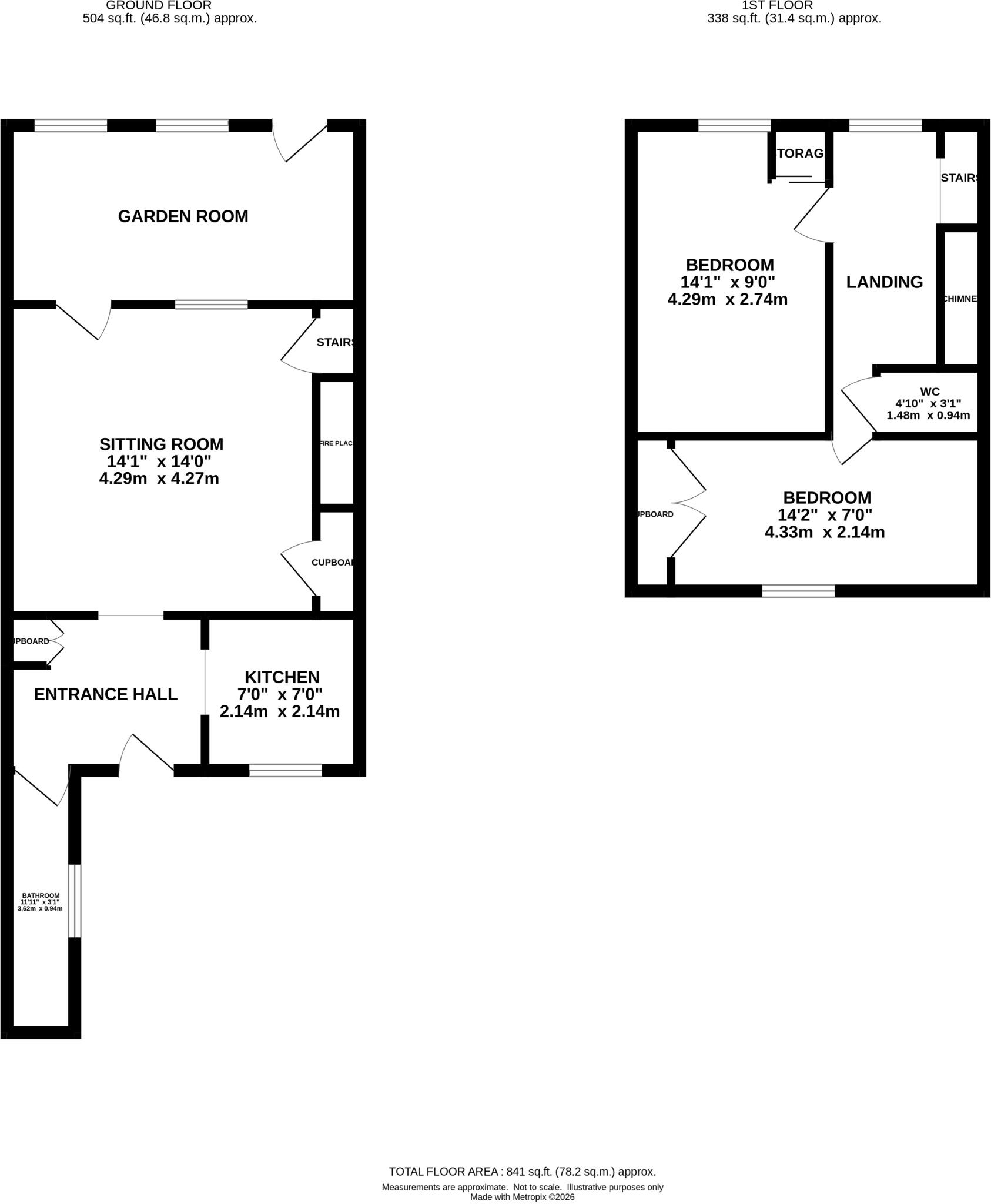 Spring Cottage, 58 Beach Road, Scratby, Great Yarmouth, Norfolk NR29 3AJ floorplan