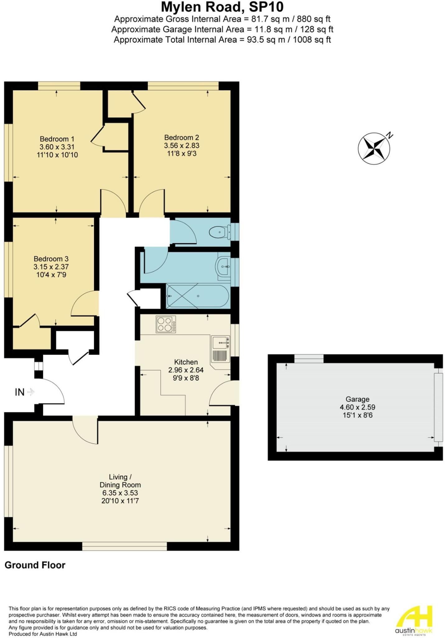 Mylen Road, Andover, SP10 floorplan