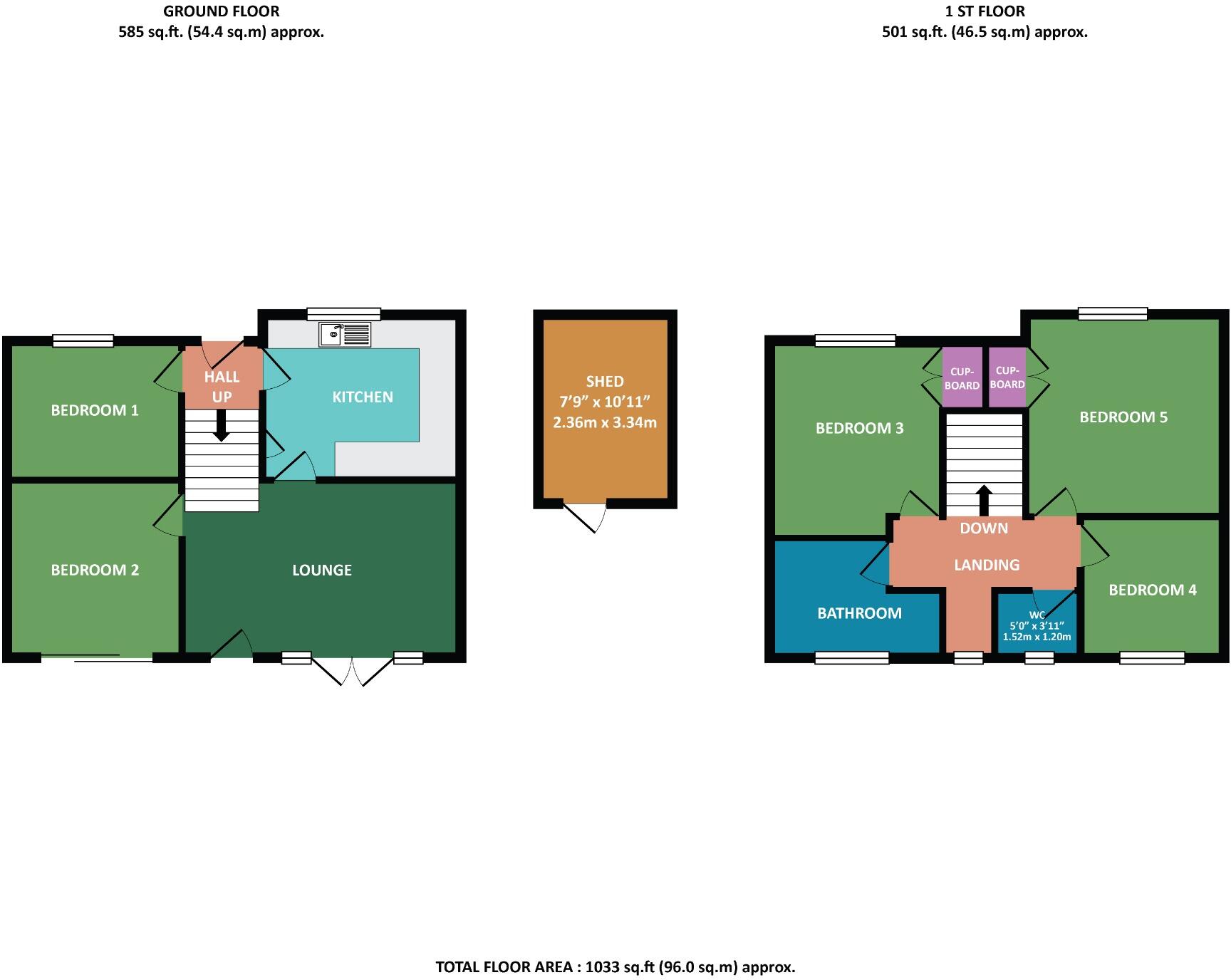Hillside, Brighton floorplan
