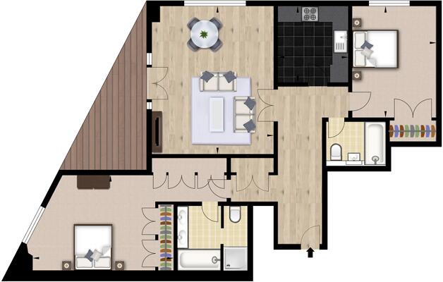 Westferry Circus, E14 floorplan