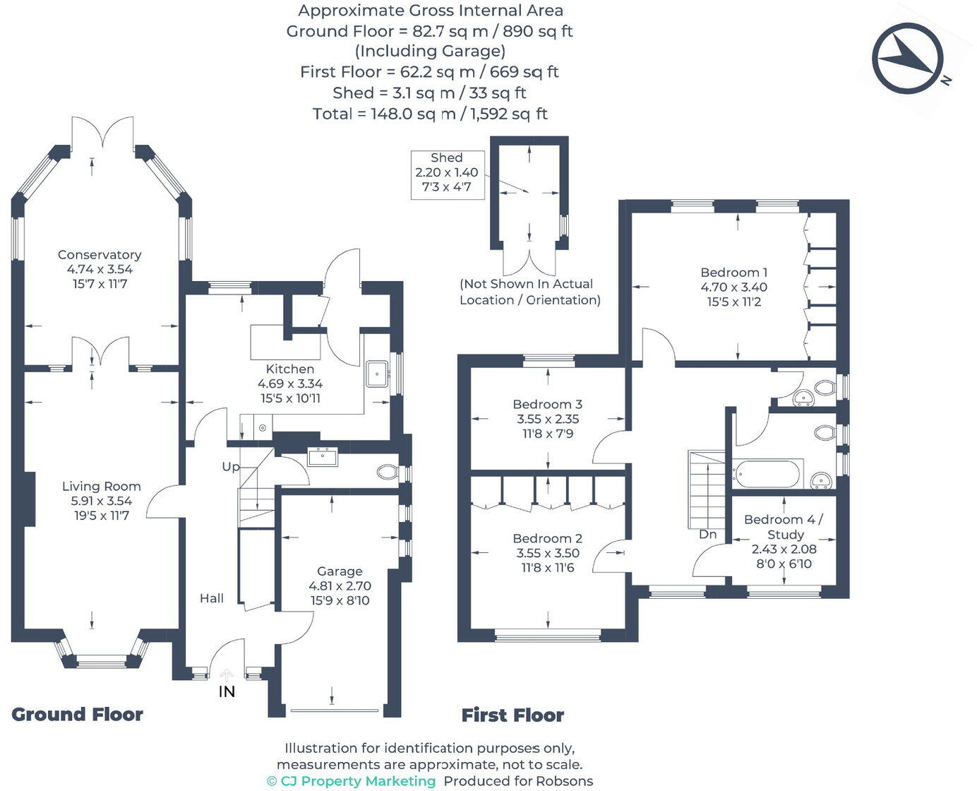 Altham Road, Pinner HA5 floorplan