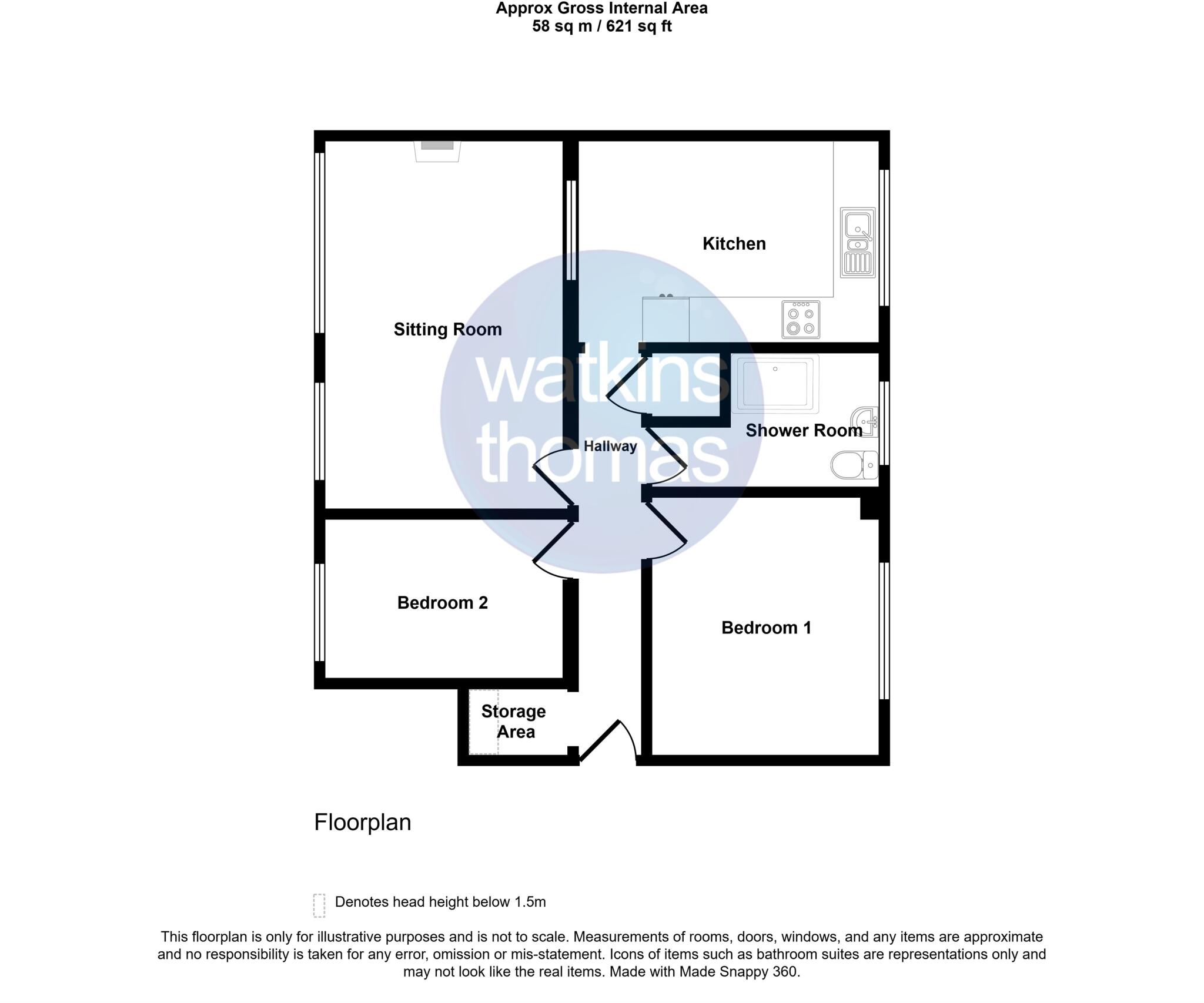 Angela Close, Hampton Park, Hereford, HR1 floorplan