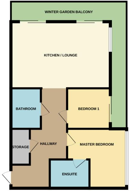 Milliners Wharf, 2 Munday Street, New Islington floorplan