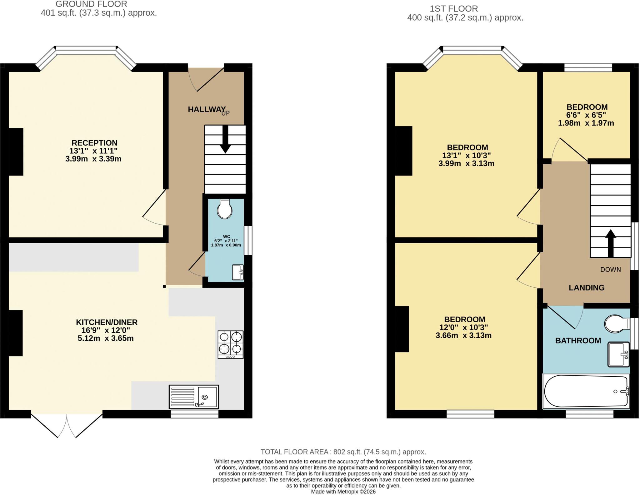 Exton Road, Southbourne floorplan