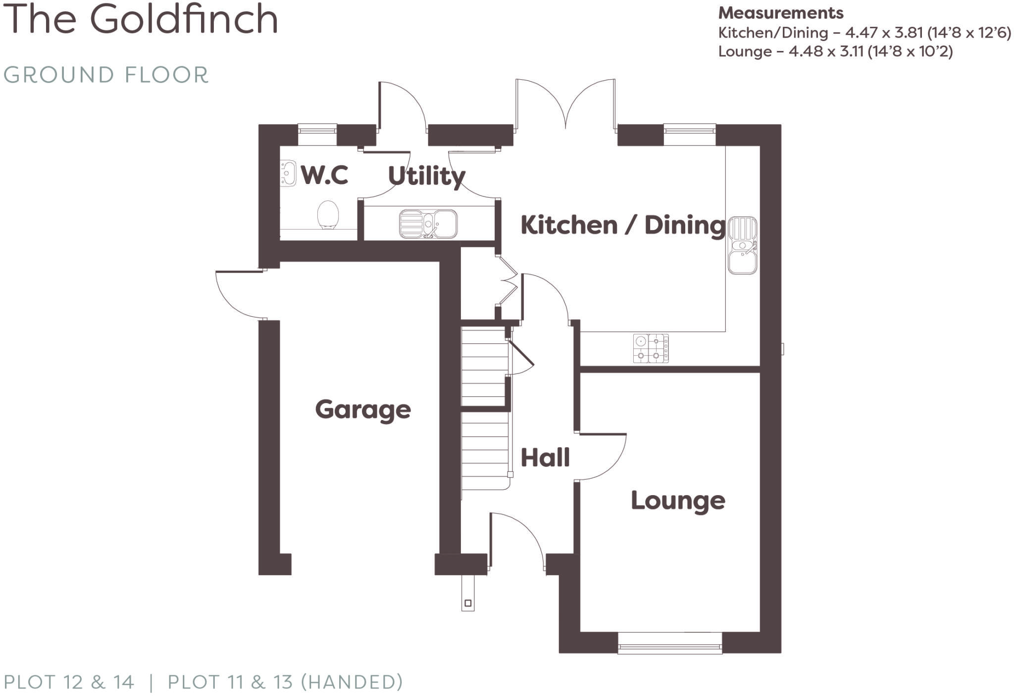 The Goldfinch, Round Tower Park, Eccles, NR16 floorplan