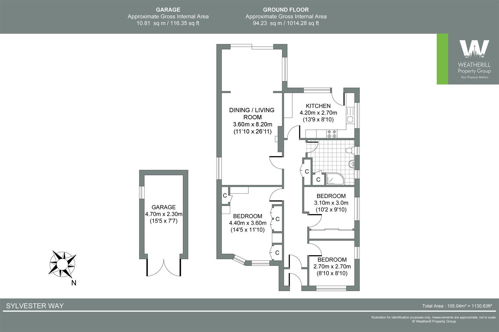 Sylvester Way, Hove floorplan