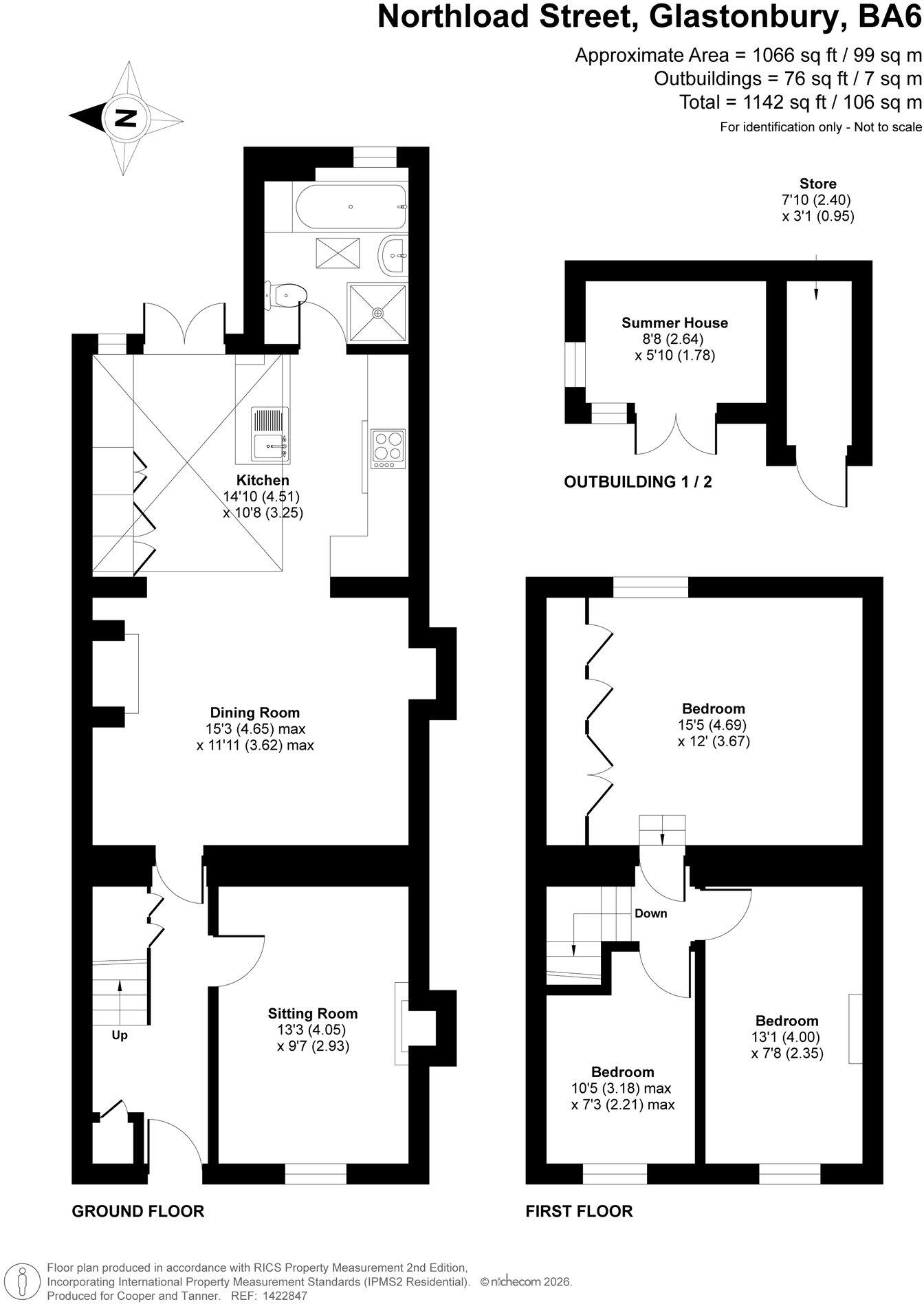 Northload Street, Glastonbury, BA6 floorplan