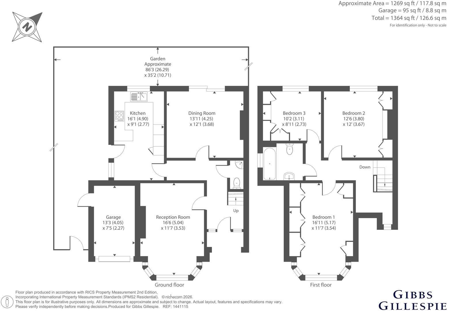Rofant Road, Northwood floorplan