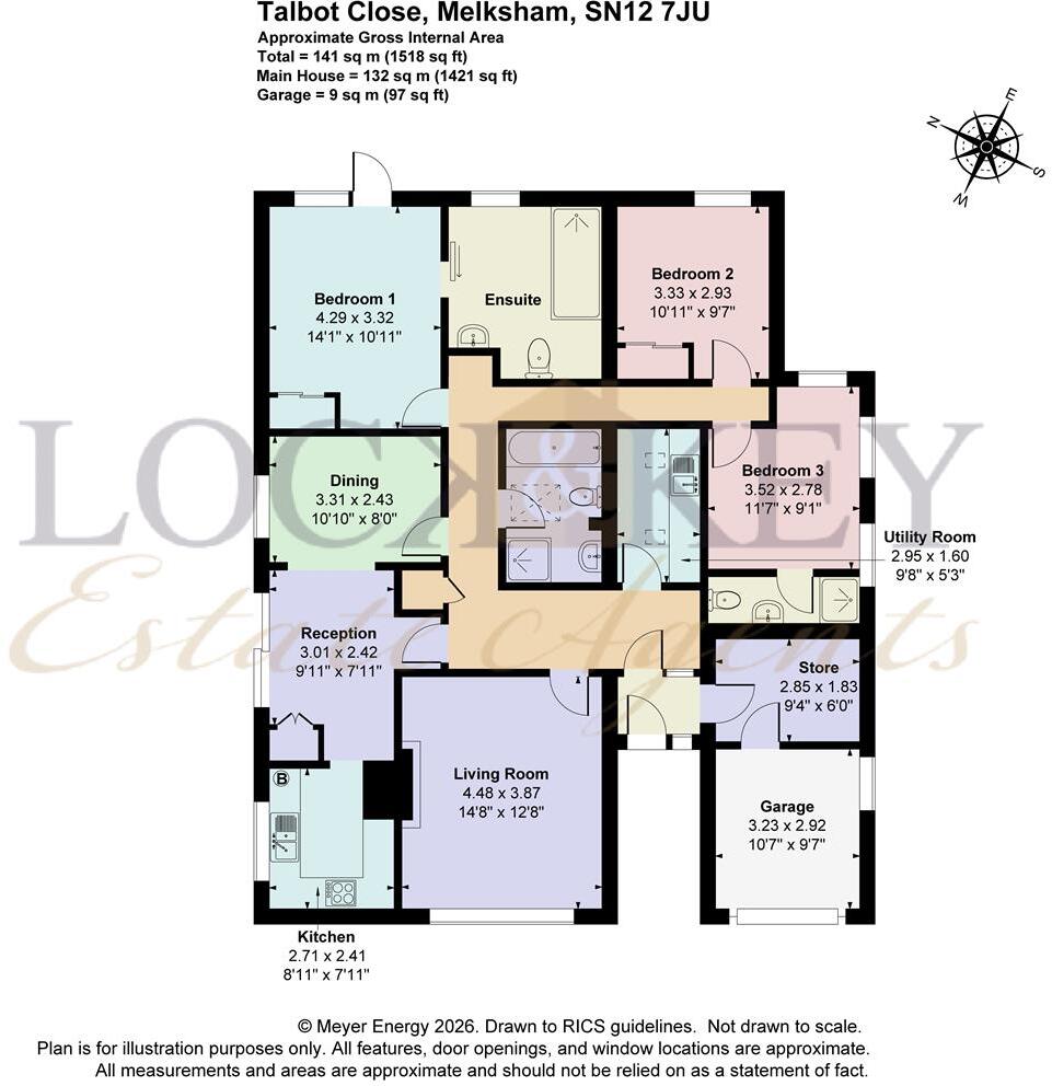 Talbot Close, Melksham floorplan