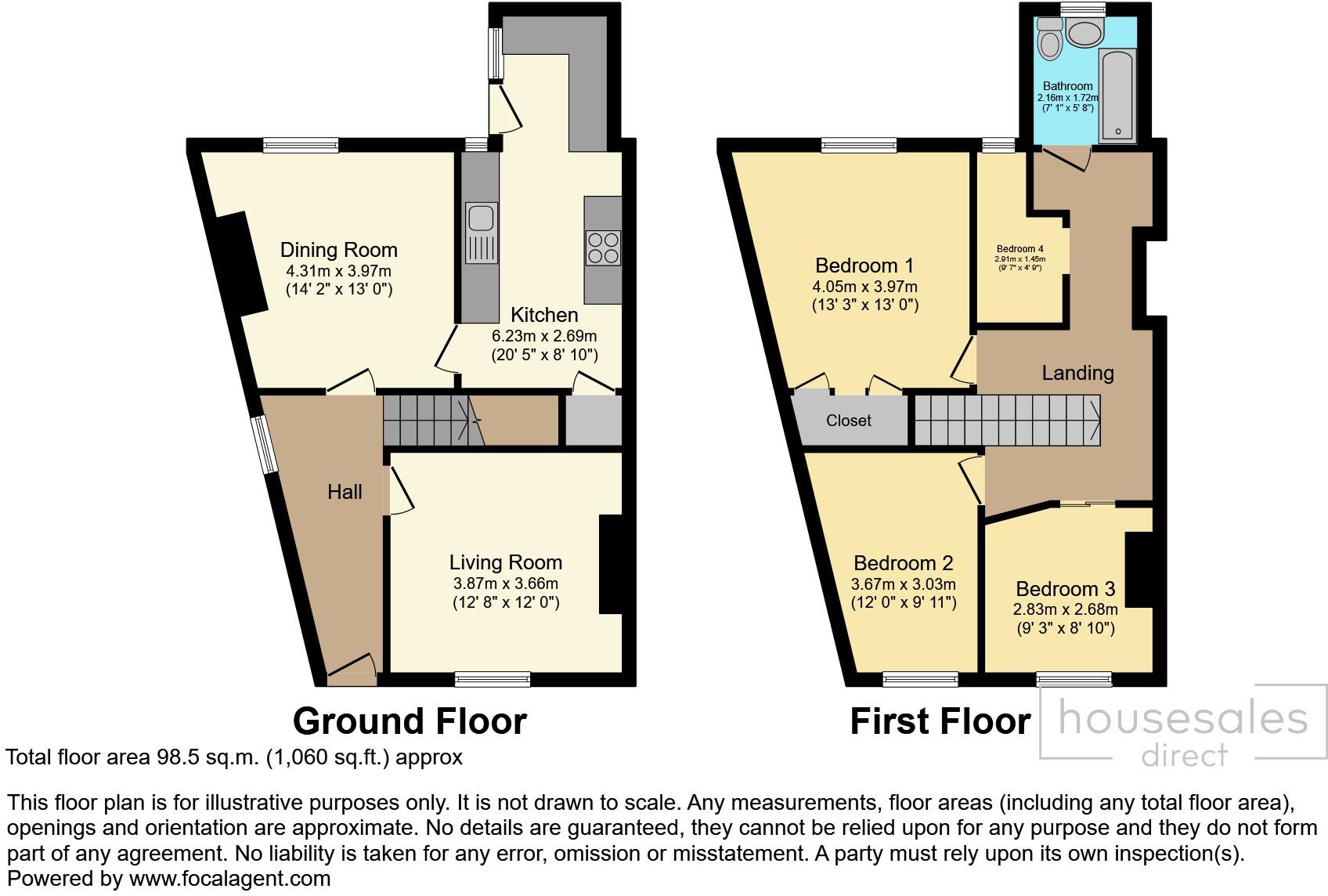 Glebe Street, Castleford, WF10 floorplan