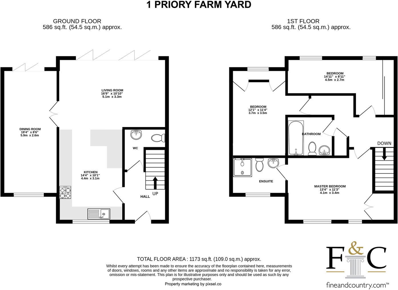 Priory Farm Yard, Widford floorplan