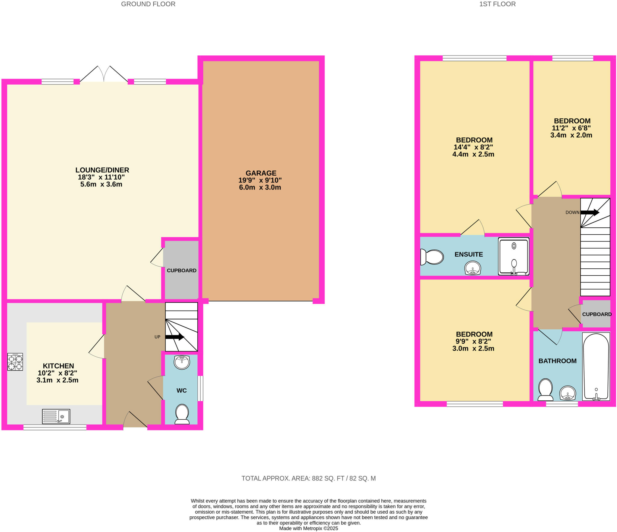 Gale Close, Yateley, Hampshire, GU46 floorplan