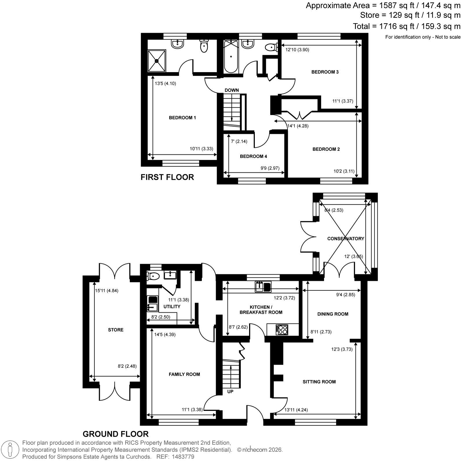 Palm Grove, Guildford, GU1 floorplan