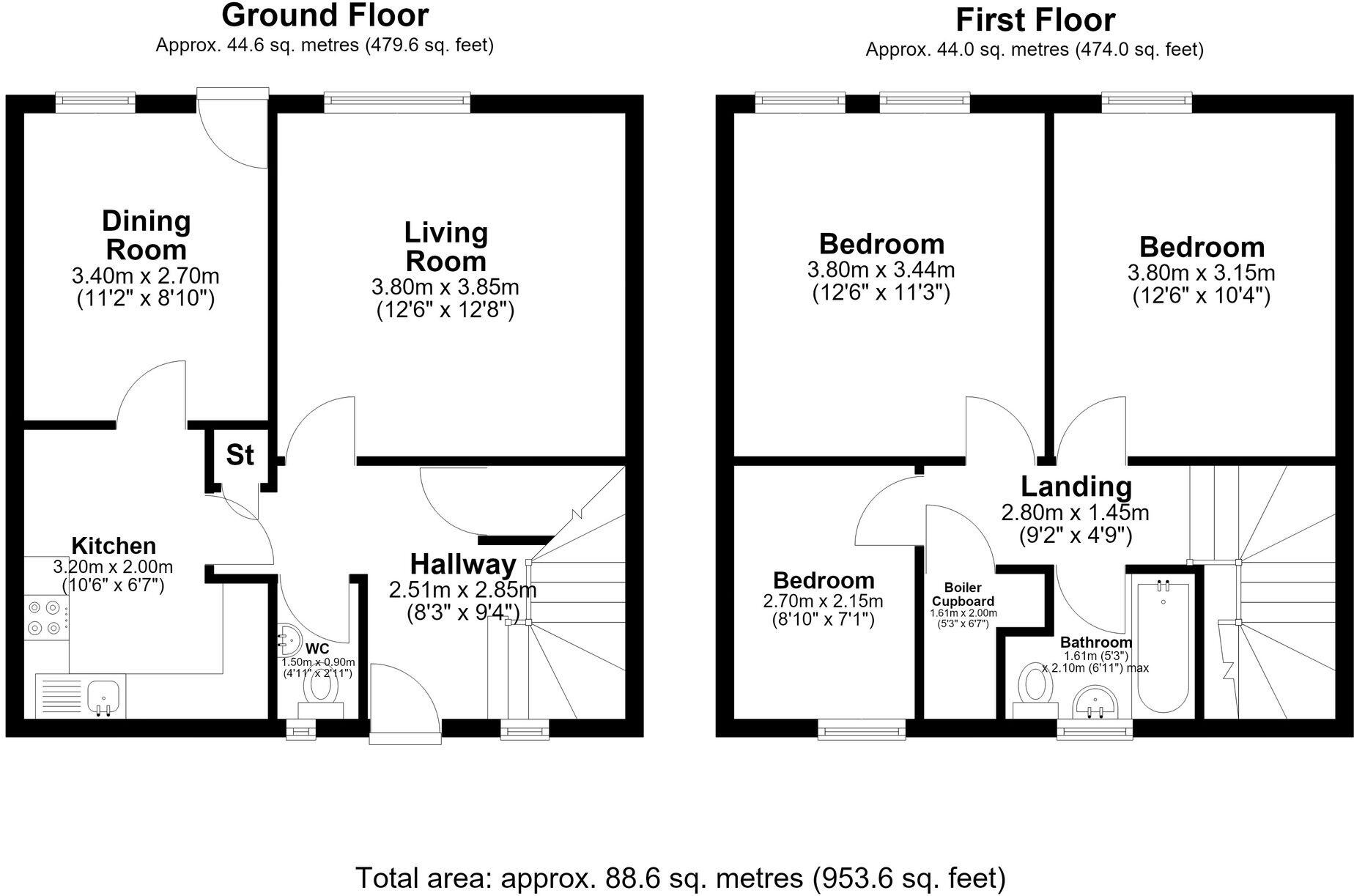 Heys Close, Blackburn, BB2 floorplan
