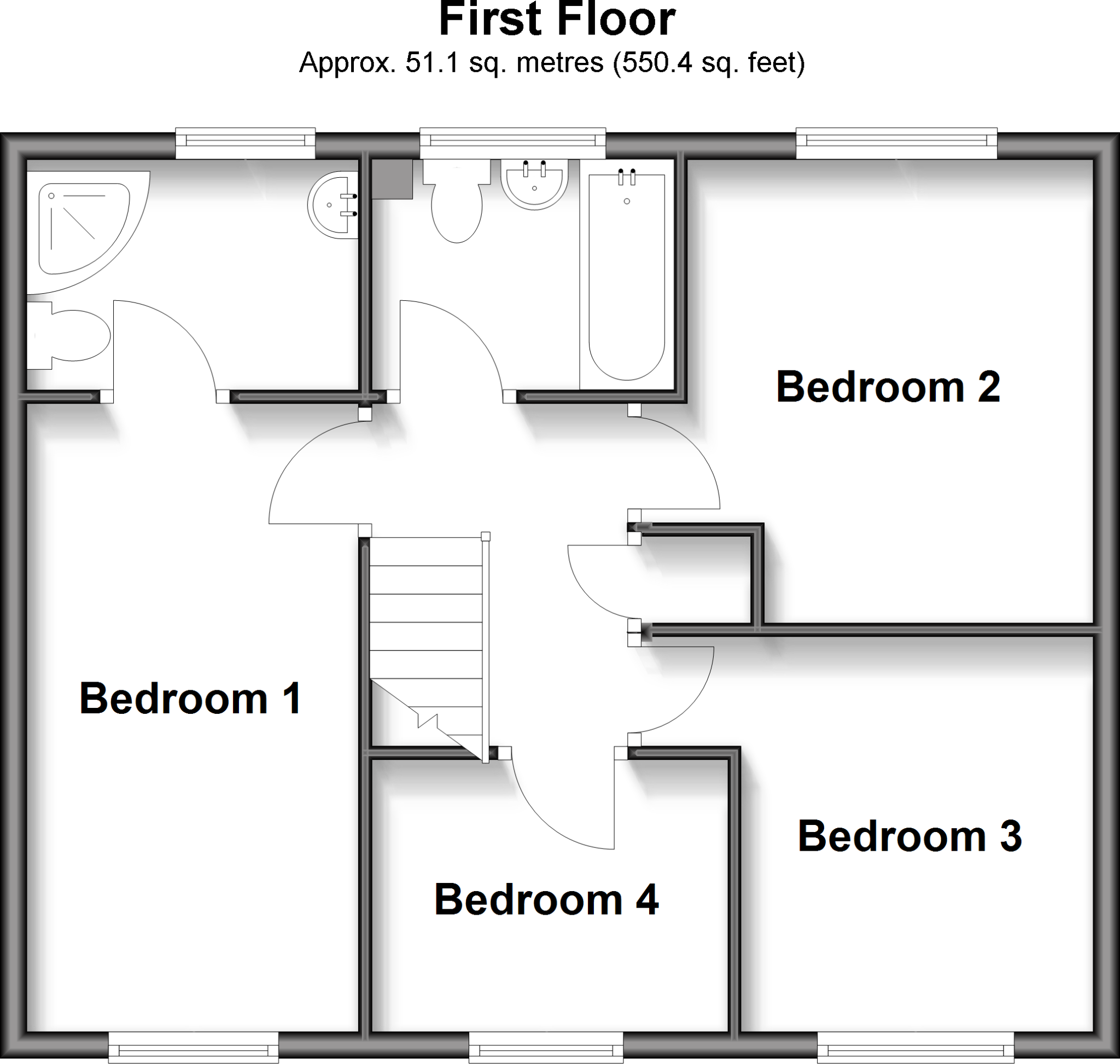 Henley Fields, St. Michaels, Tenterden, Kent floorplan